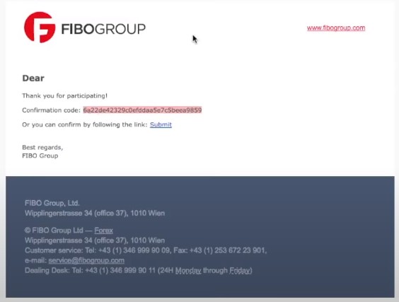 FIBO Group: registration and login 9